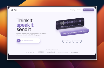 A screenshot from Flow